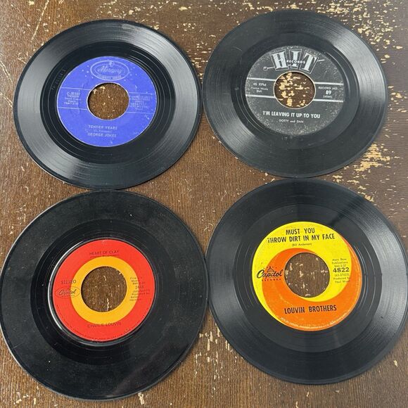 Vintage Country Music 7” 45s VG Vinyl Honky Tonk Cowboy Records Beer Heartbreak - Picture 5 of 11